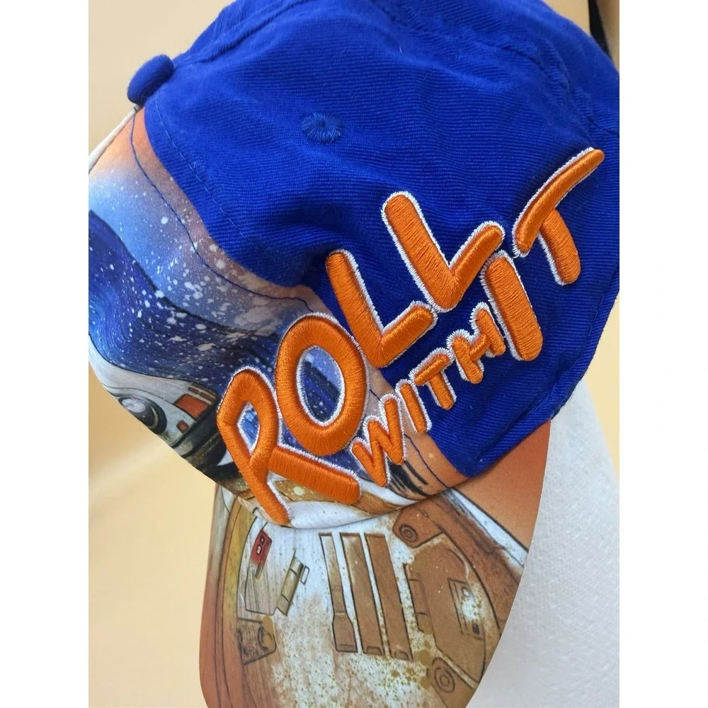 Star Wars BB-8 Kids Snapback Hat Cap Blue Orange 3D Embroidered 2018 Target